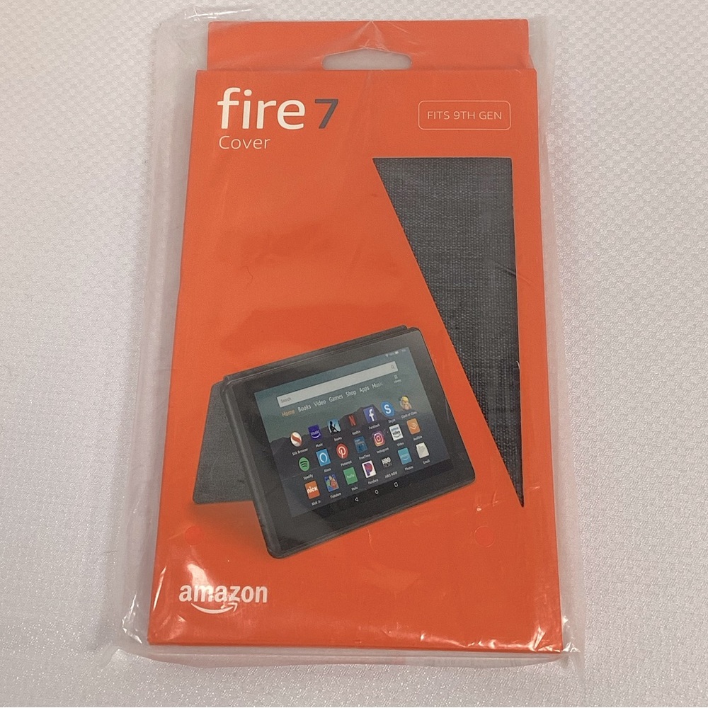 New Amazon Fire 7 Cover 9th Gen 2019 Black 
( C 6)